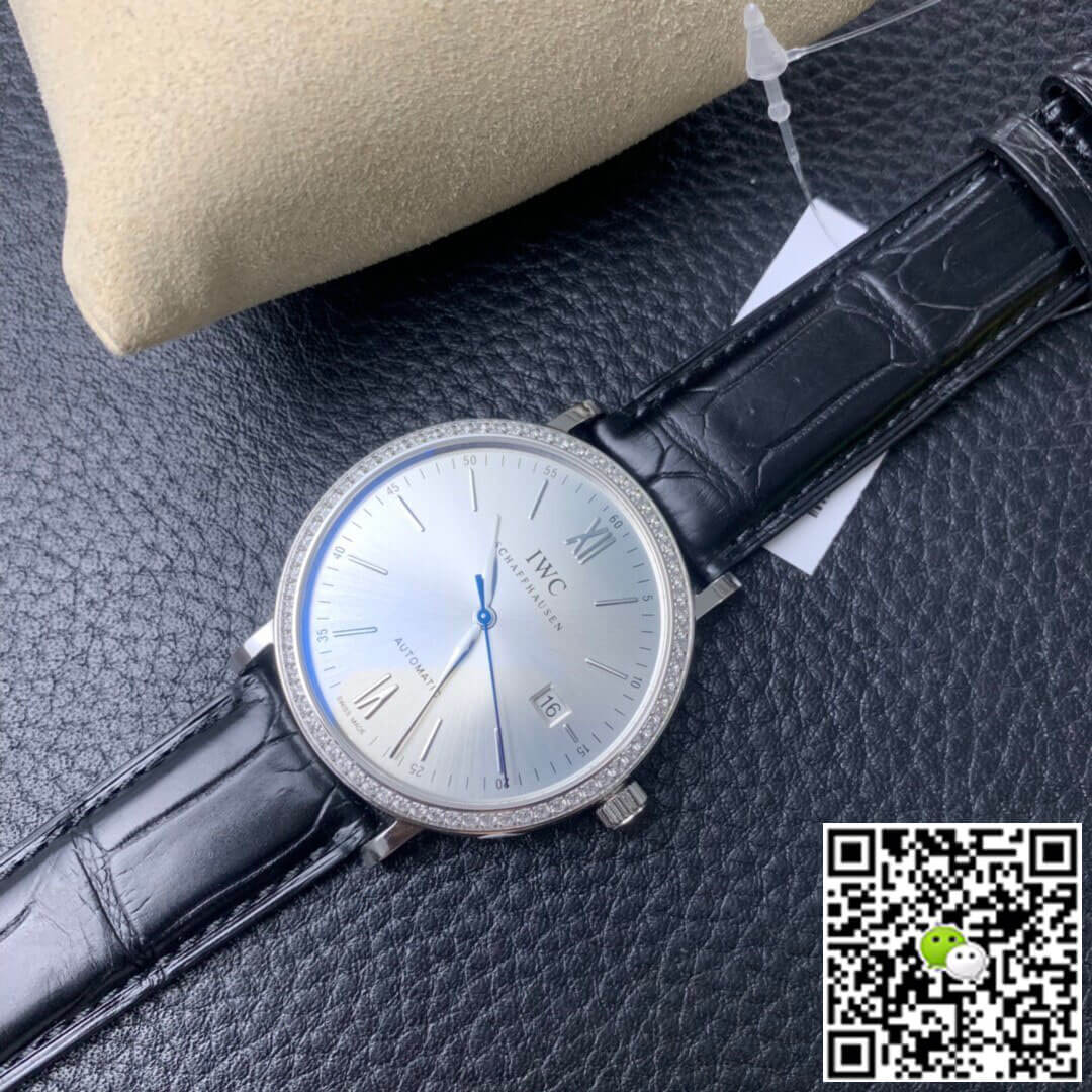 Replica IWC Portofino IW356514 1:1 Best Edition V7 Factory D1am0nd Bezel