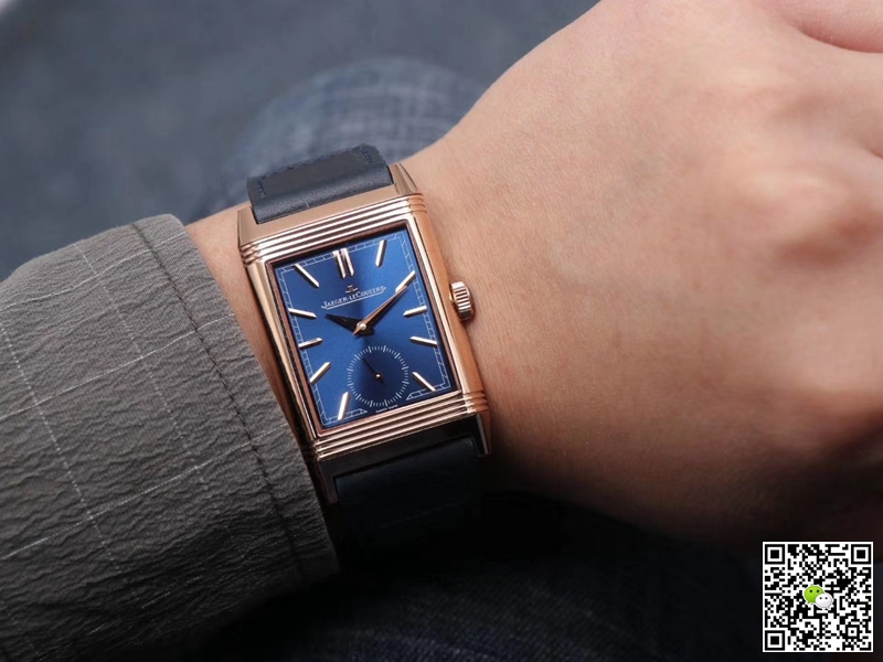 Jaeger Lecoultre Replica Reverso Flip 1:1 Best Edition MG Factory Blue Dial Swiss ETA854A/2