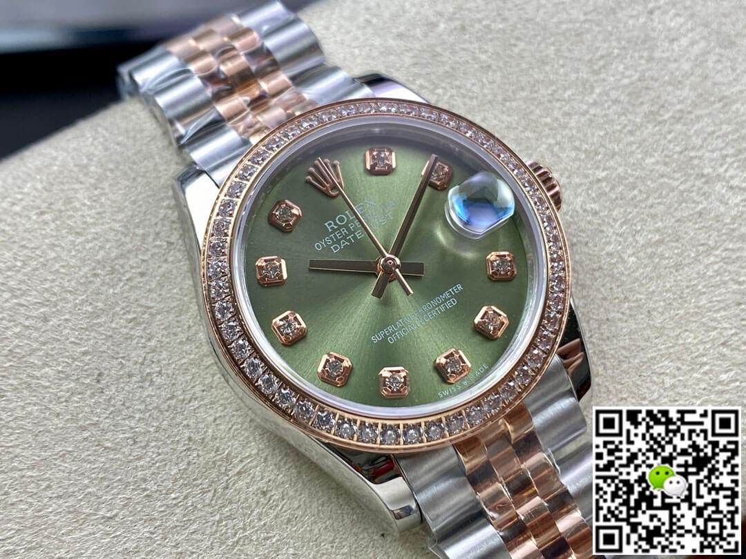 Replica R01ex Datejust 31MM 1:1 Best Edition EW Factory Rose Gold