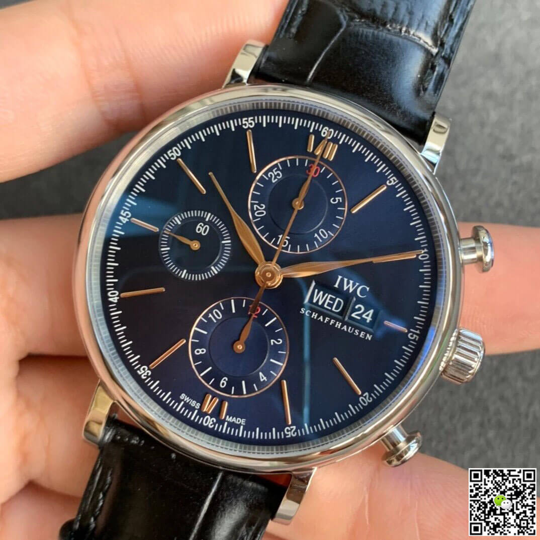 Replica IWC Portofino IW391036 1:1 Best Edition ZF Factory Blue Dial