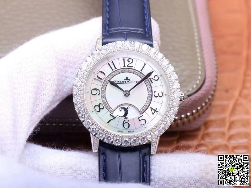 Replica Jaeger LeCoultre Rendez Vous Q3523570 1:1 Best Edition ZF Factory Silver D1am0nd Swiss ETA925B/1