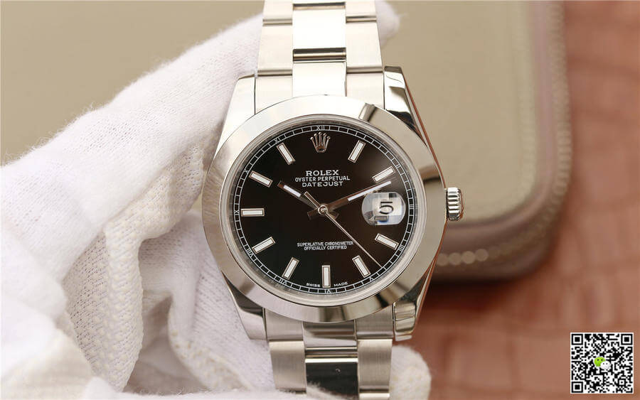 Replica R01ex Datejust M126300-0011 1:1 Best Edition EW Factory Black Dial