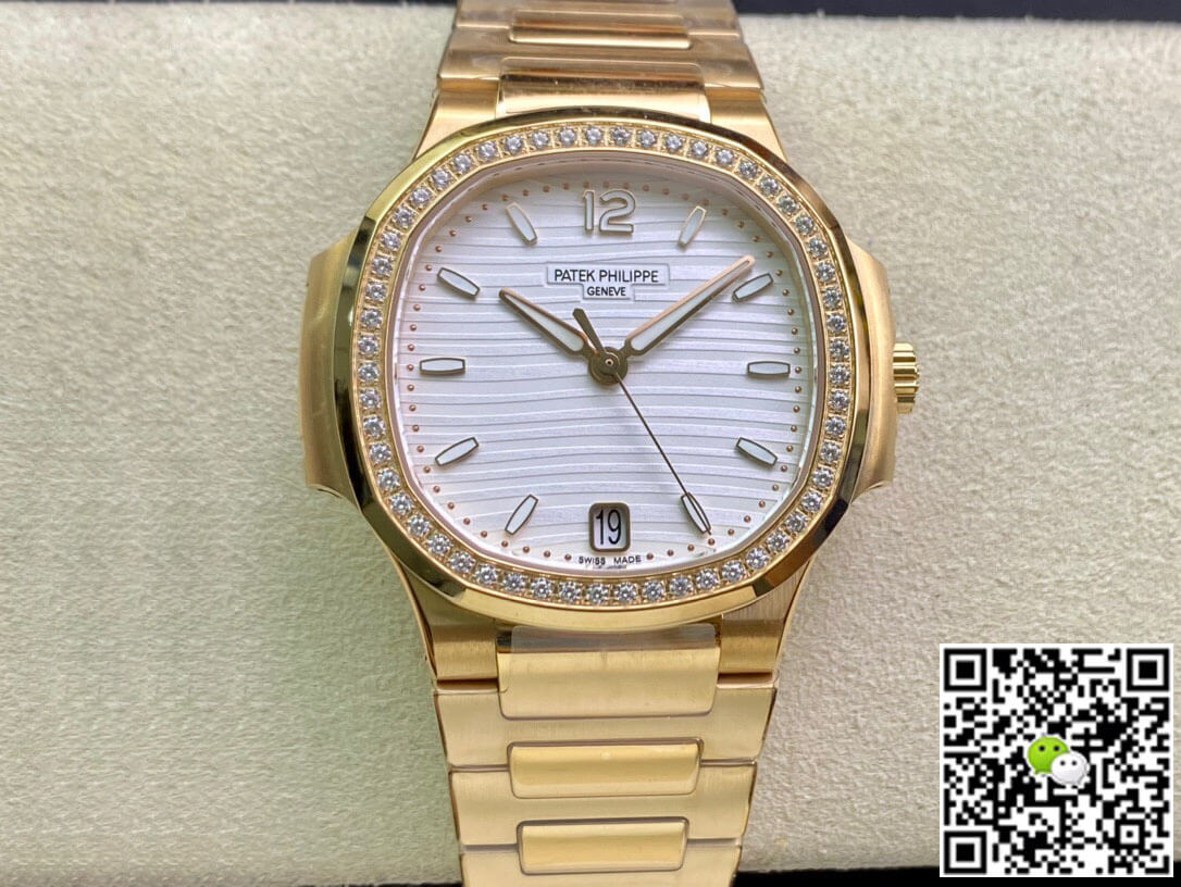 Replica Pat*k Phi1i*pe Nautilus Ladies 7118/1200R-001 1:1 Best Edition 3K Factory Rose Gold