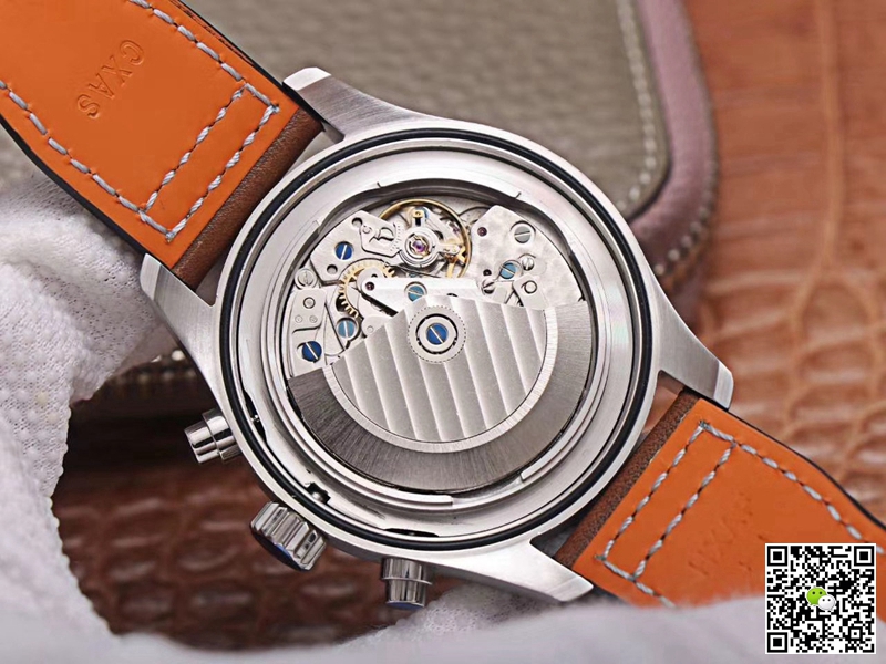 Replica IWC Pilot Chronograph IW377726 1:1 Best Edition ZF Factory Green Dial Swiss ETA7750