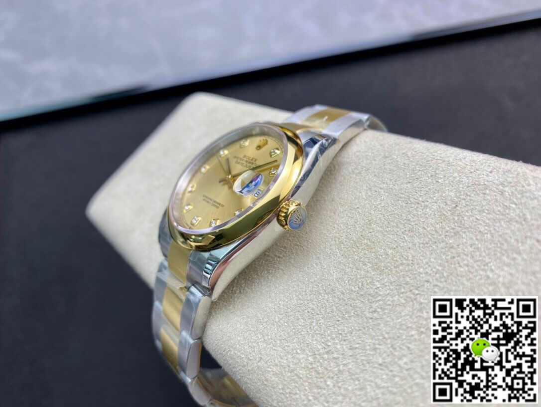 Replica R01ex Datejust M126203-0018 1:1 Best Edition EW Factory Champagne Dial