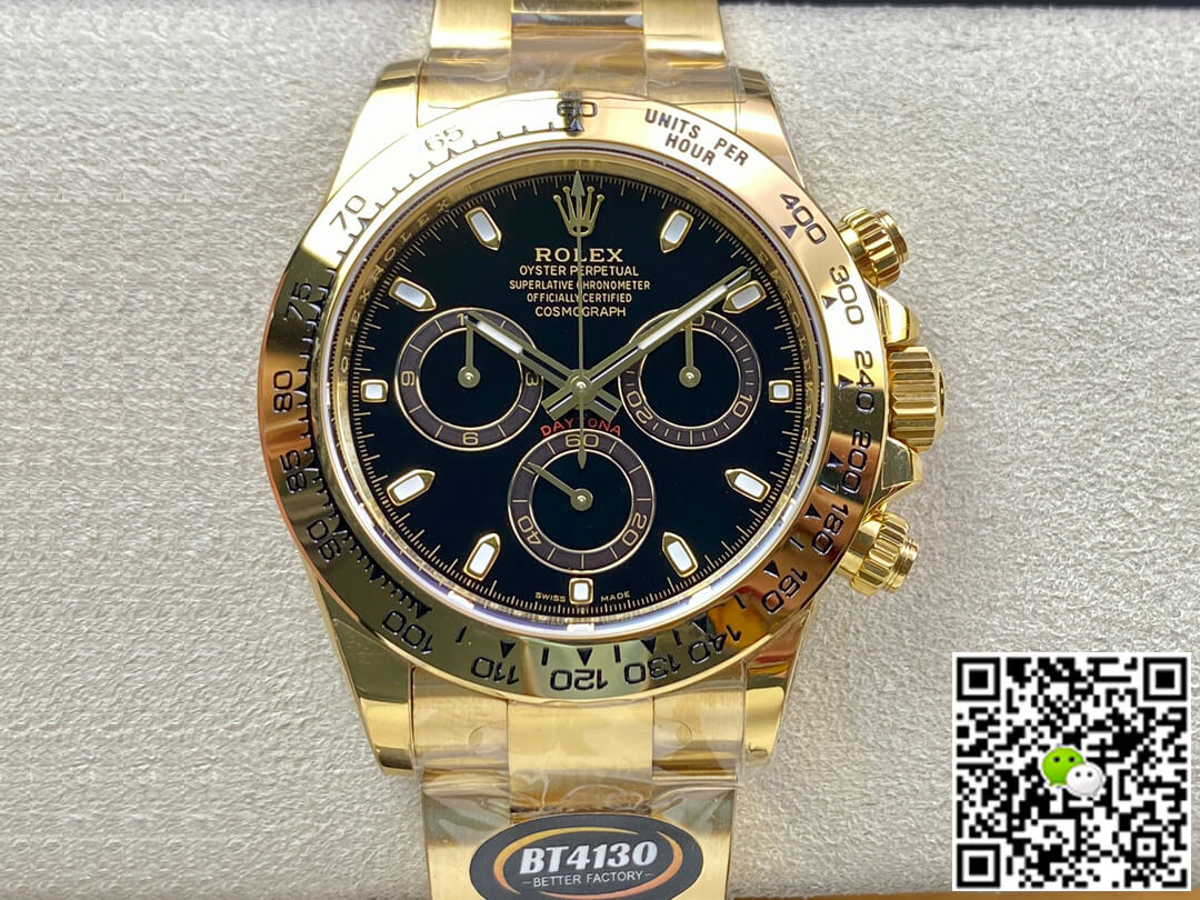 Replica R01ex Daytona M116508-0004 1:1 Best Edition BT Factory Yellow Gold