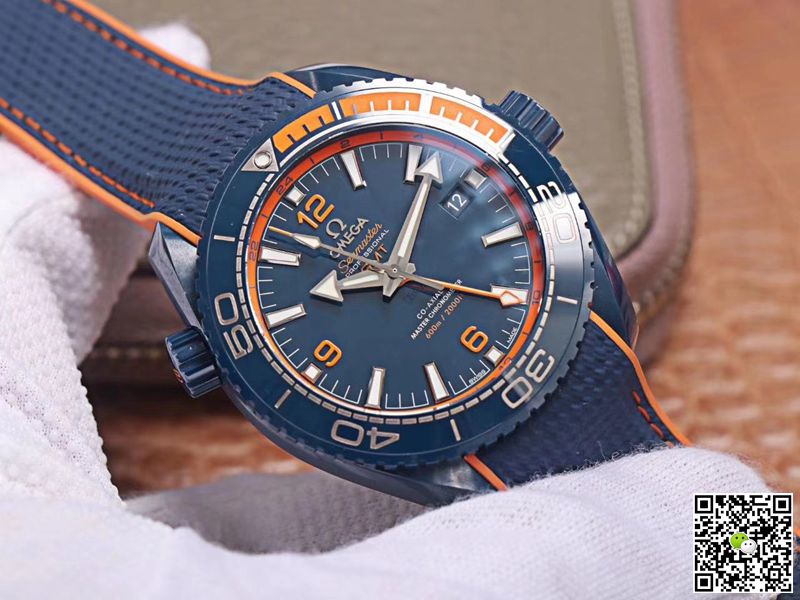 Replica 0me*ga Seamaster 215.92.46.22.03.001 1:1 Best Edition VS Factory Blue Ceramic Swiss ETA8906