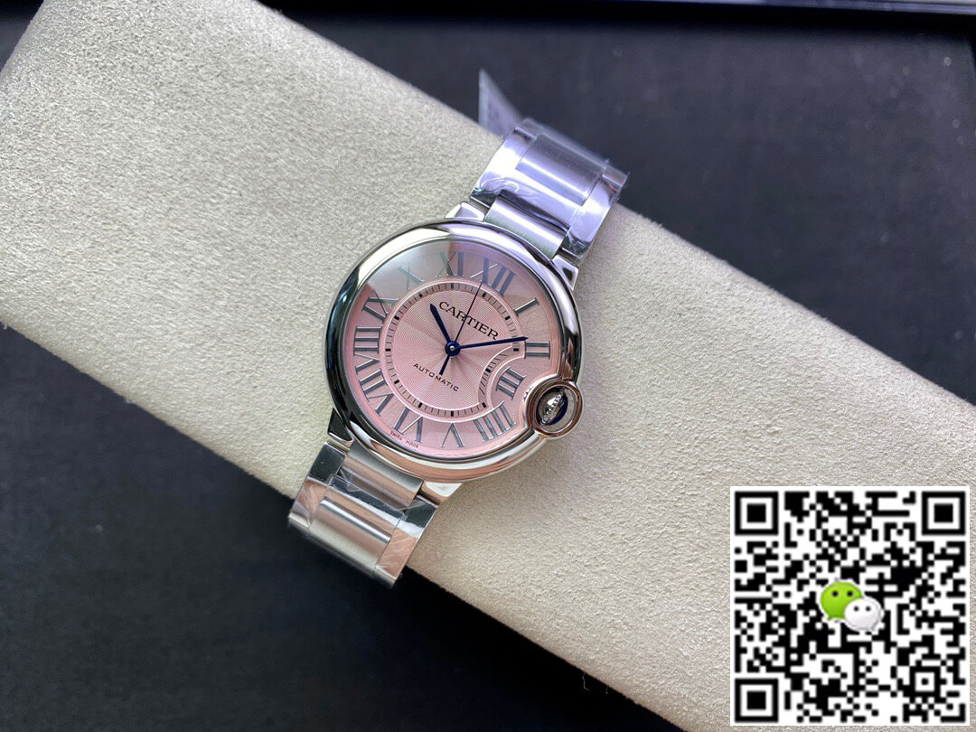 Replica Ballon Bleu De Ca*t1er 36MM WSBB0007 1:1 Best Edition 3K Factory Pink Dial