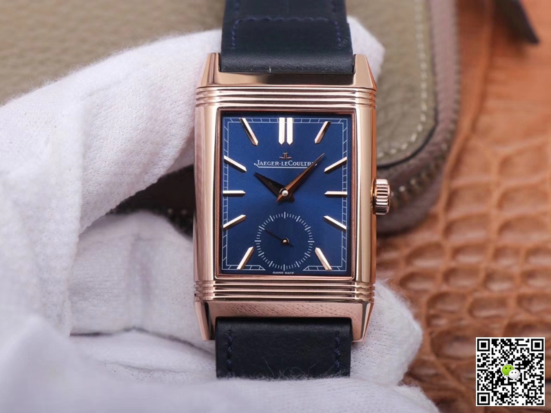 Jaeger Lecoultre Replica Reverso Flip 1:1 Best Edition MG Factory Blue Dial Swiss ETA854A/2