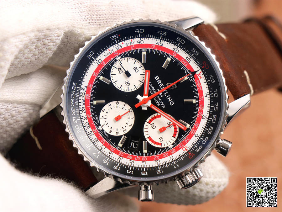 Replica Breitling Navitimer AB01211B1B1X1 1:1 Best Edition V9 Factory Black Dial
