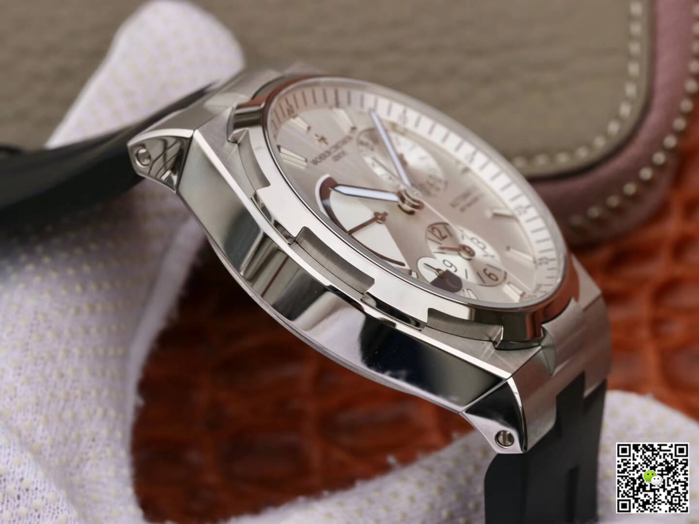 Replica Vacheron C0nstan1n Overseas 47450/B01A-9226 1:1 Best Edition TWA Factory White Dial