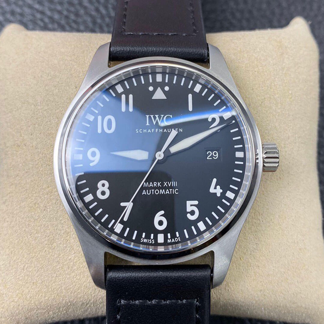 Replica IWC Pilot IW327001 1:1 Best Edition V7 Factory Black Dial