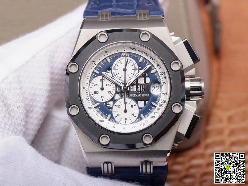 Replica Audemars P1g*et Royal Oak Offshore 26078PO.OO.D018CR.01 1:1 Best Edition JF Factory Blue Dial Swiss ETA3126