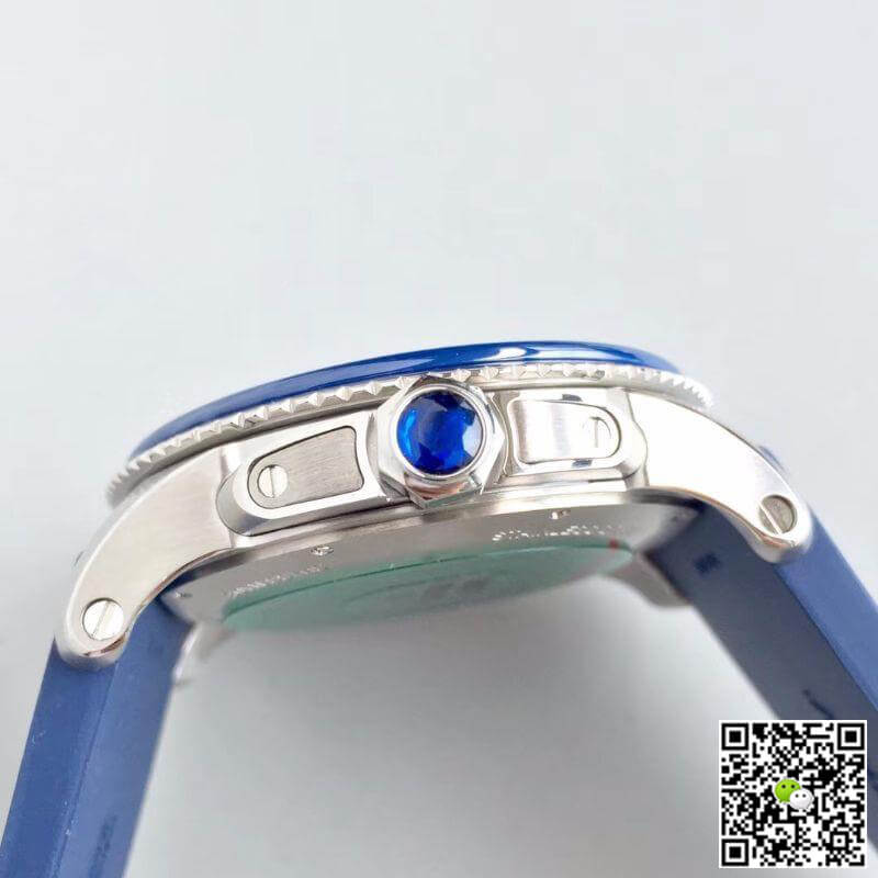 Replica Calibre De Ca*t1er Diver WSCA0011 JF Factory 1:1 Best Edition Swiss ETA2836-2 White Dial