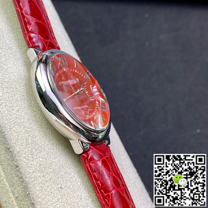 Replica Ballon Bleu De Ca*t1er 33MM 1:1 Best Edition Red Dial