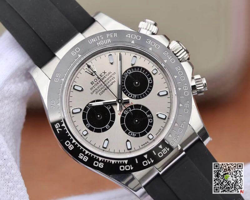 R01ex Daytona Replica Cosmograph 116519LN Noob Factory 1:1 Best Edition Swiss ETA4130 Grey Dial