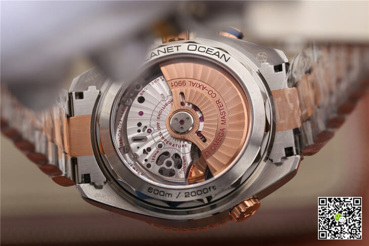 Replica 0me*ga Seamaster Ocean Planet 600M 215.20.46.51.03.001 1:1 Best Edition OM Factory Rose Gold