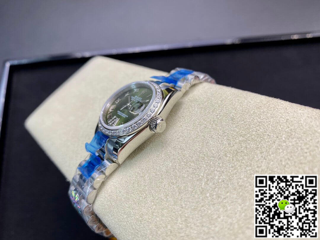 Replica R01ex Datejust 28MM 1:1 Best Edition BP Factory D1am0nd-set Green Dial
