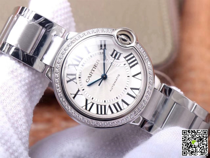Replica Ca*t1er Ballon Bleu W4BB0017 1:1 Best Edition V6 Factory White Dial Swiss Movement