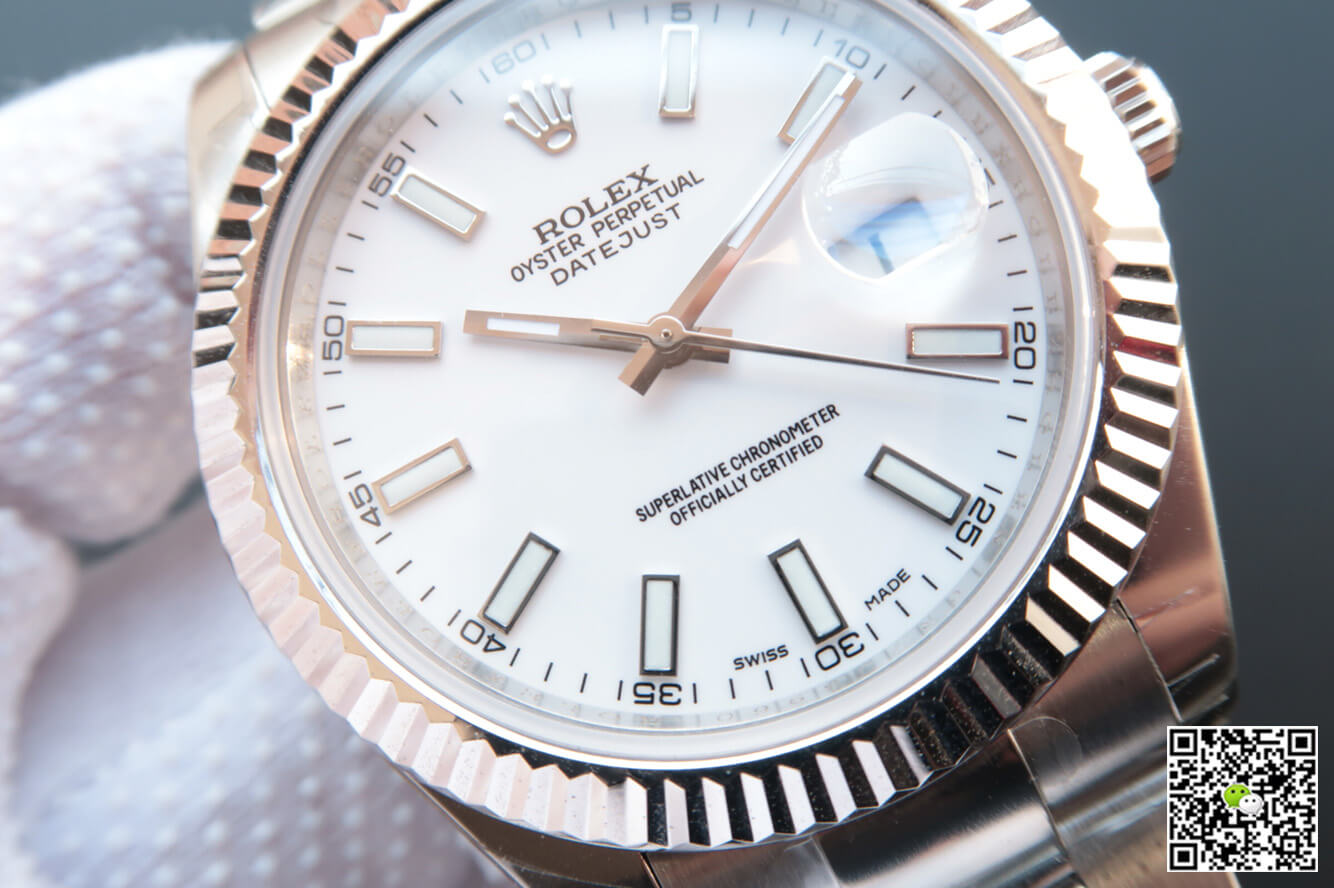 Replica R01ex Datejust M126334-0009 1:1 Best Edition EW Factory White Dial