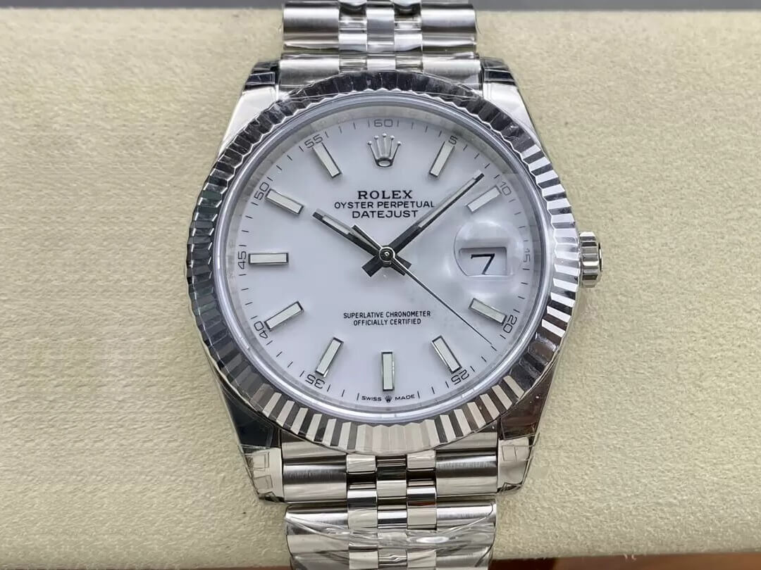 Replica R01ex Datejust M126334-0010 1:1 Best Edition VS Factory White Dial