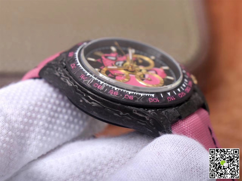 R01ex Daytona Replica Cosmos Pink Exploded Dragon 1:1 Best Edition WWF Factory Swiss ETA7750