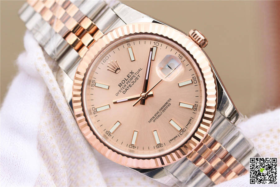 Replica R01ex Datejust M126331-0010 1:1 Best Edition EW Factory Rose Gold