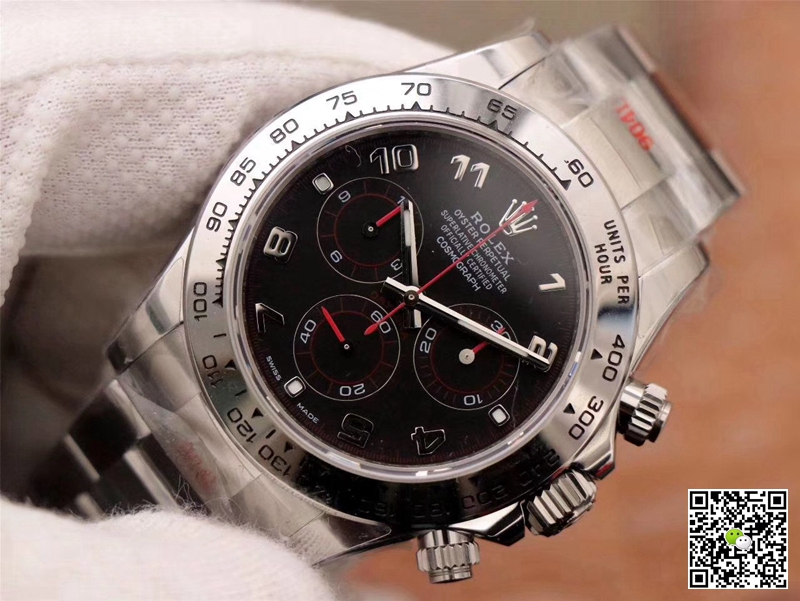 R01ex Daytona Replica Cosmograph 116509-78599 1:1 Best Edition Noob Factory Black Dial Swiss ETA4130
