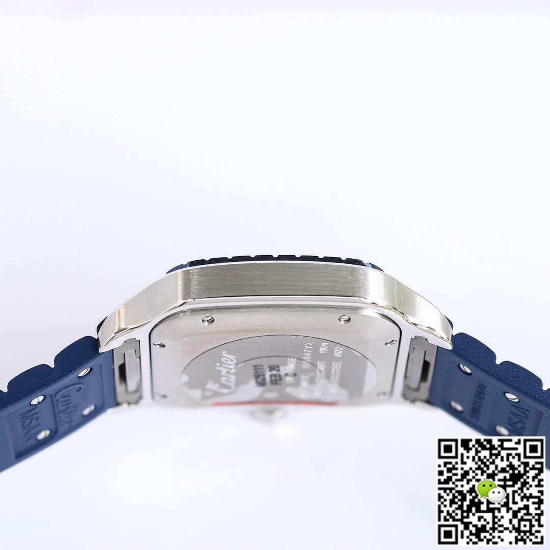 Replica Ca*t1er Santos 1:1 Best Edition GF Factory Rubber Strap