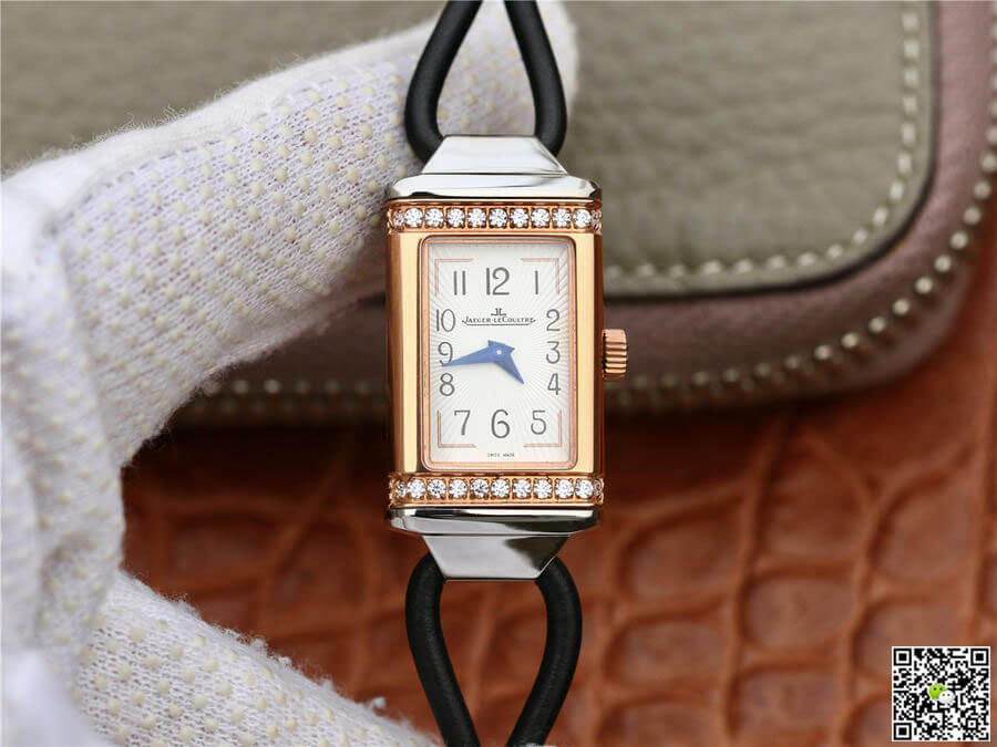 Jaeger Lecoultre Replica Reverso 3264520 1:1 Best Edition MG Factory Rose Gold D1am0nd