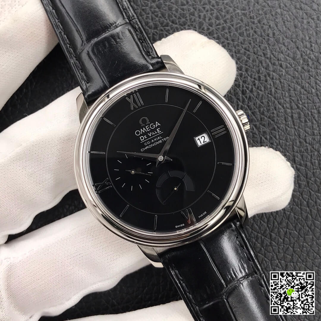 Replica 0me*ga De Ville 424.13.40.21.01.001 1:1 Best Edition ZF Factory Black Dial