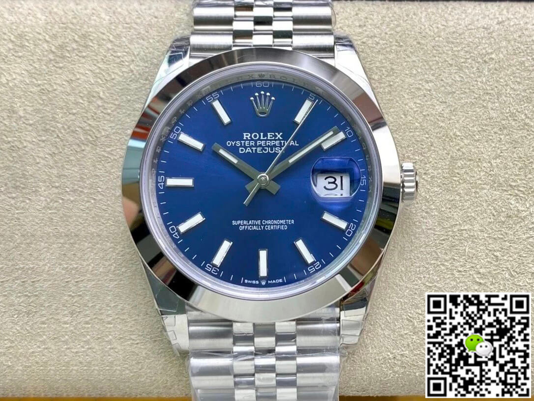 Replica R01ex Datejust M126300-0002 41MM 1:1 Best Edition VS Factory Blue Dial