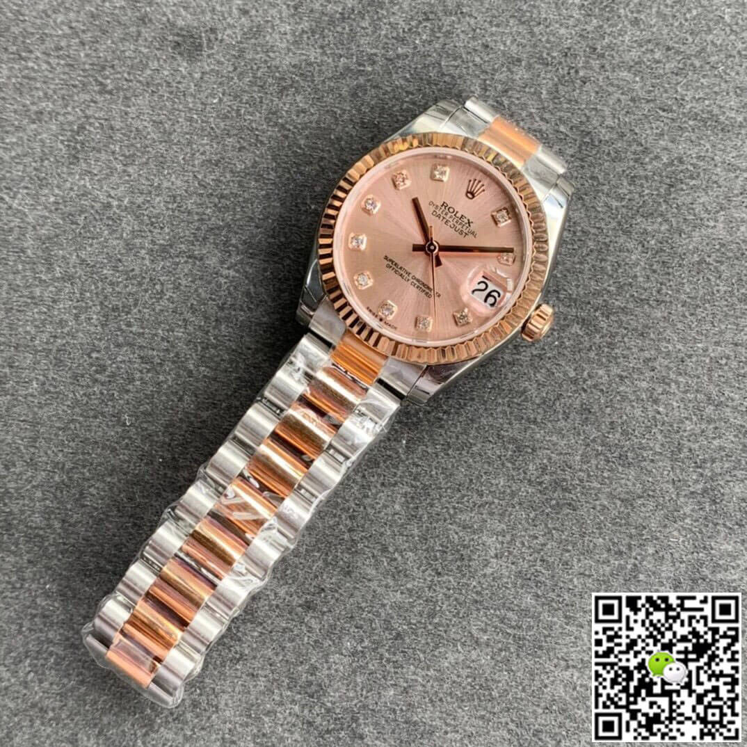 Replica R01ex Datejust M278271-0023 1:1 Best Edition GS Factory Rose Gold Dial