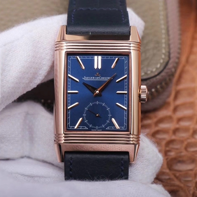 Jaeger Lecoultre Replica Reverso Flip 1:1 Best Edition MG Factory Blue Dial Swiss ETA854A/2