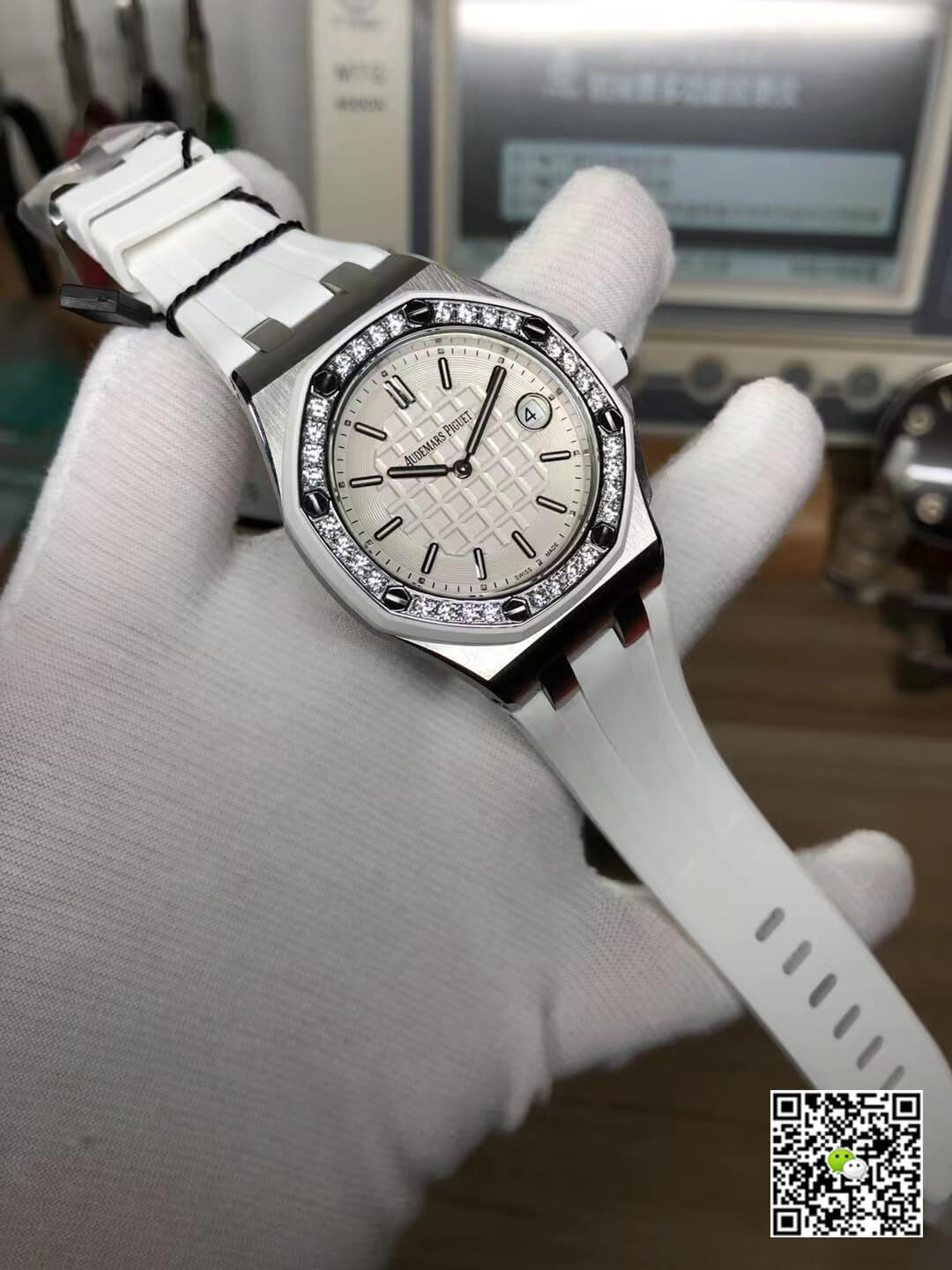 Replica Audemars P1g*et Royal Oak Offshore 67540SK.ZZ.A010CA.01 1:1 Best Edition White Dial