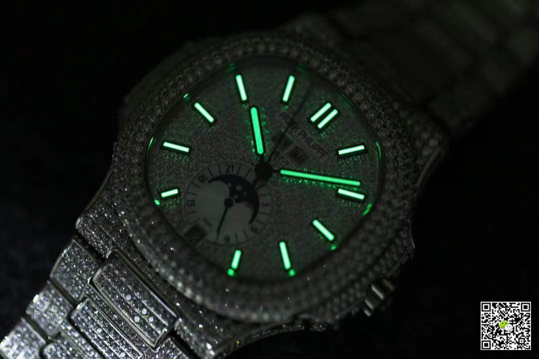 Replica Pat*k Phi1i*pe Nautilus 5726/1A-014 1:1 Best Edition R8 Factory Gypsophila D1am0nd Dial