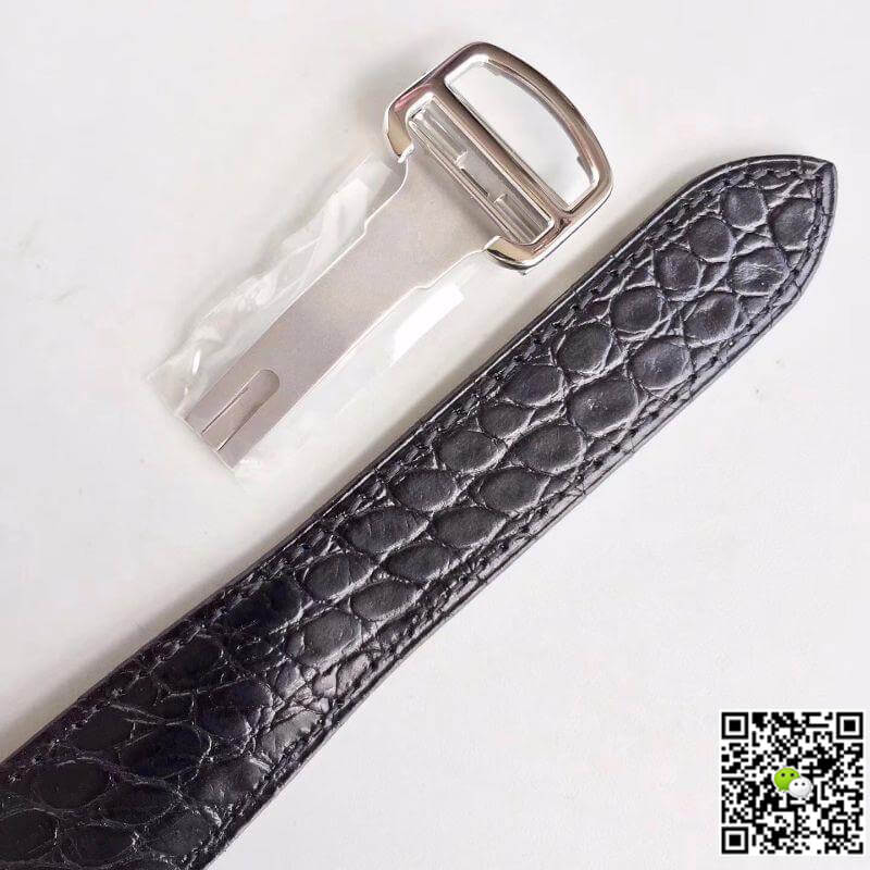 Ca*t1er Replica Tank Solo W5200027 ZF Factory 1:1 Best Edition Mechanical Watches Swiss ETA9015 Black Leather Strap