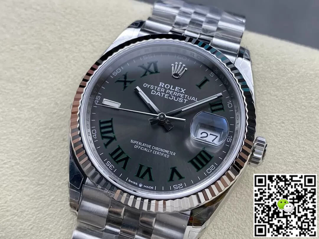 Replica R01ex Datejust M126234-0045 36MM 1:1 Best Edition VS Factory Gray Dial