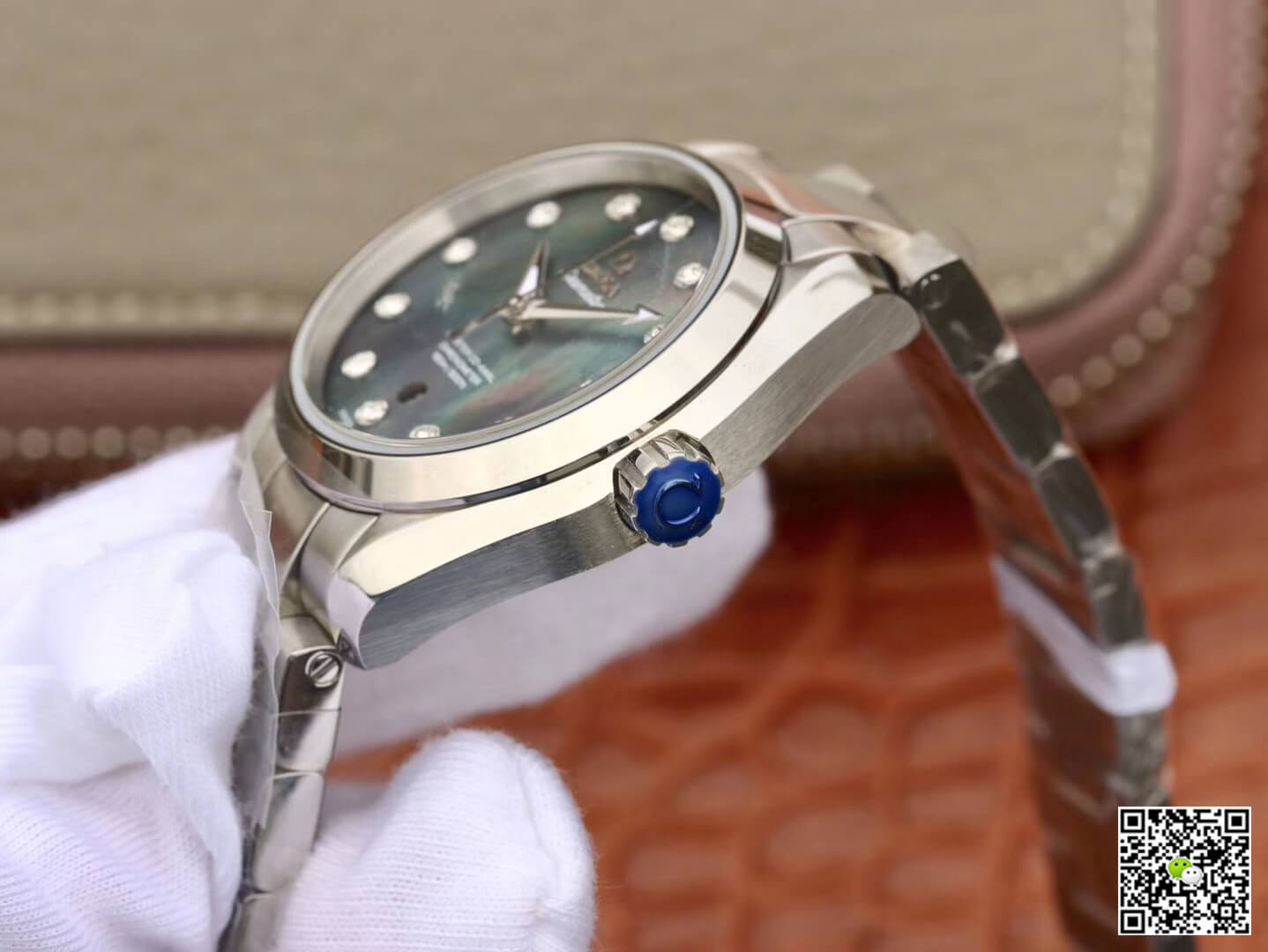 Replica 0me*ga Seamaster 231.10.34.20.57.001 Aqua Terra 150M 1:1 Best Edition 3S Factory Fritillaria D1am0nd Dial