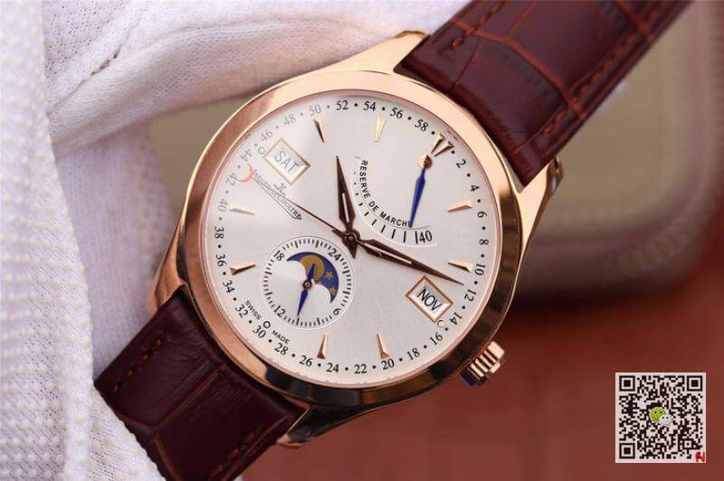Replica Jaeger-LeCoultre Master Calendar Men Watches 1:1 Best Edition Swiss ETA866 White Dial