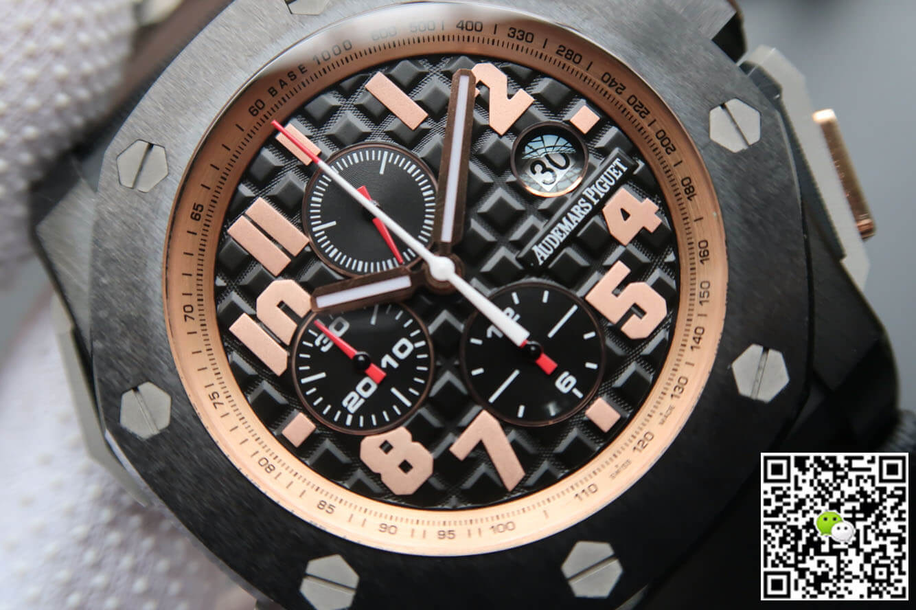 Replica Audemars P1g*et Royal Oak Offshore 26378IO.OO.A001KE.01 1:1 Best Edition JF Factory V2 Black Dial