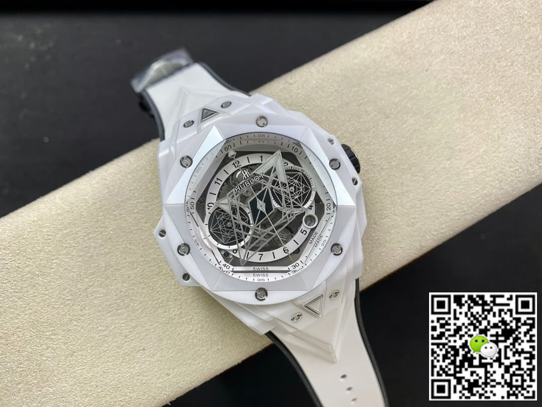 Replica Hublot Big Bang Sang Bleu II 418.HX.2001.RX.MXM21 1:1 Best Edition BB Factory White Ceramics