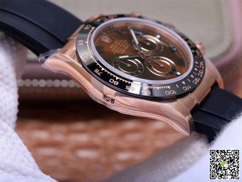 R01ex Daytona Replica M116515LN-0015 1:1 Best Edition Noob Factory Brown Dial Swiss ETA4130