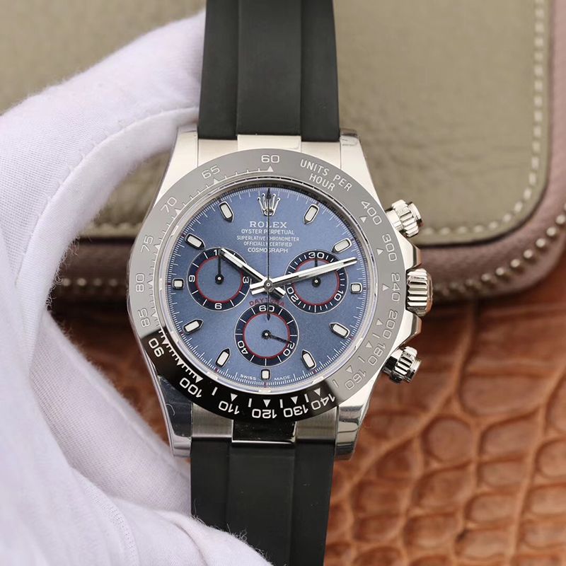 R01ex Daytona Replica Cosmograph 116519 Noob Factory Mechanical Watches 1:1 Best Edition Swiss ETA4130 Grey Dial