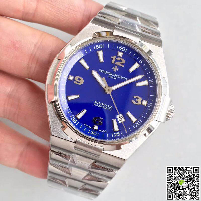 Vacheron C0nstan1n Replica Overseas 47040 JJ Factory 42mm 1:1 Best Edition Swiss ETA9015 Blue Dial