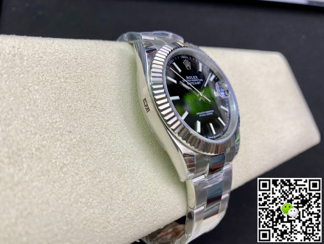 Replica R01ex Datejust M126334-0017 1:1 Best Edition EW Factory Black Dial
