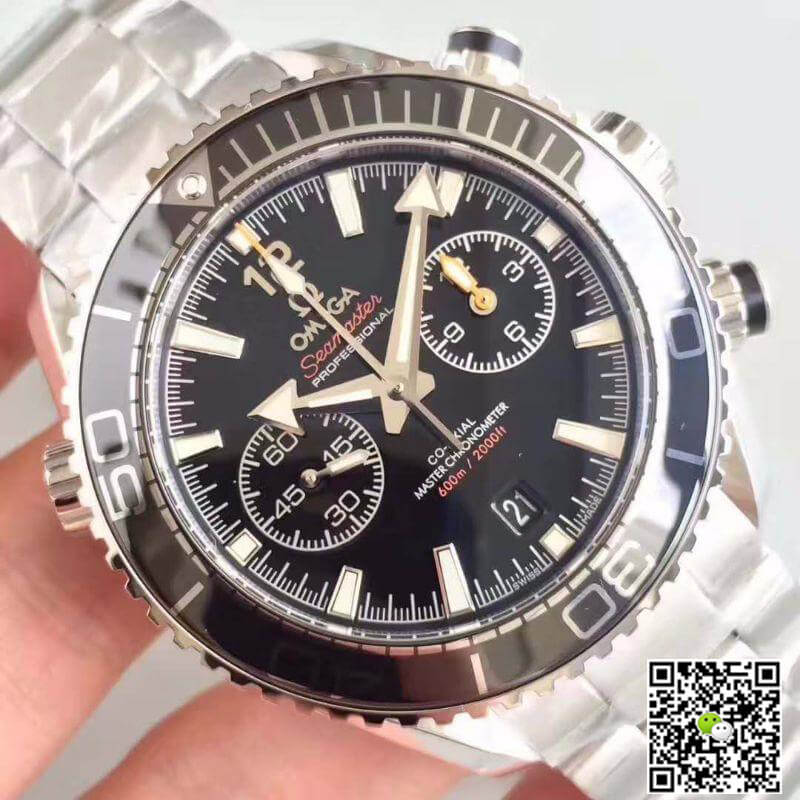 Replica 0me*ga Seamaster Planet Ocean 232.30.46.51.01.001 OM Factory 1:1 Best Edition Swiss ETA7750 Black Dial