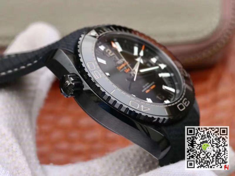 Replica 0me*ga Seamaster 215.92.46.22.01.001 Ocean Universe 600M VS Factory 1:1 Best Edition All Black Ceramic Case Swiss 8906
