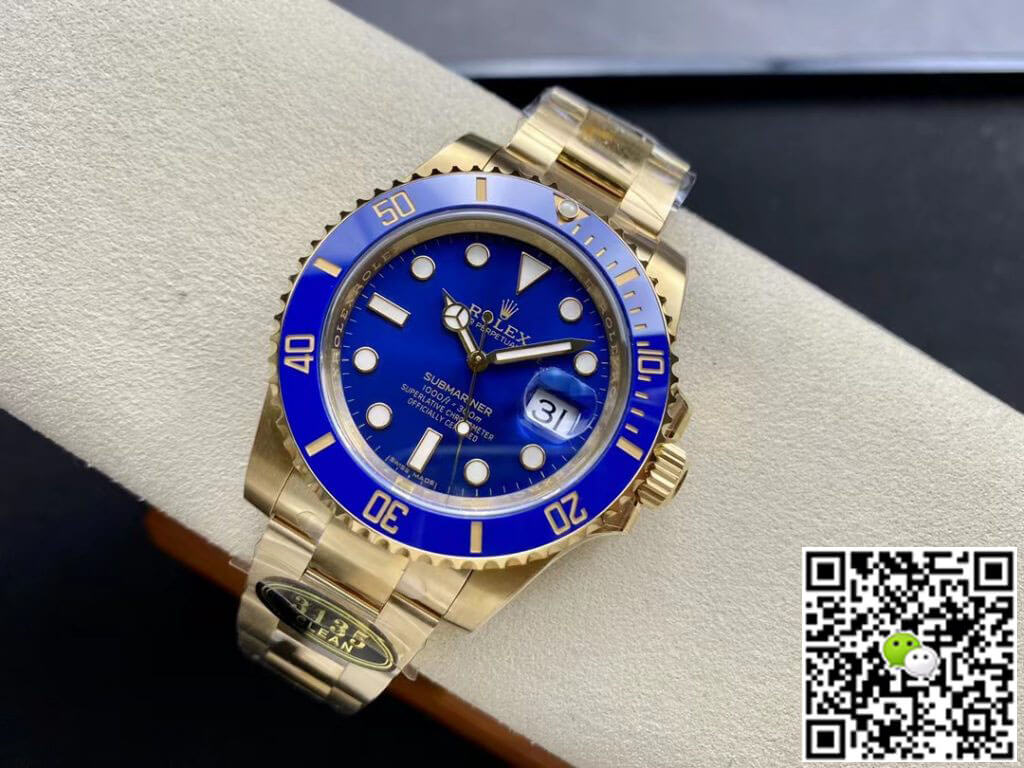 Replica R01ex Submariner M116618LB-0003 1:1 Best Edition Clean Factory Blue Dial