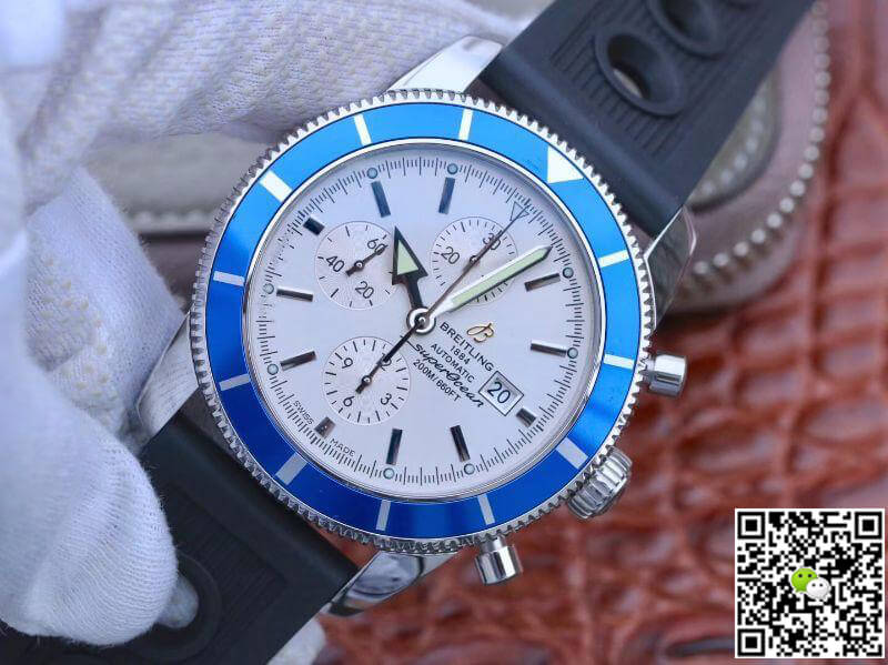 Breitling Replica S*perocean Heritage II A1331217 OM Factory 1:1 Best Edition Swiss ETA7750 White Dial